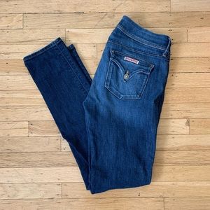 Hudson Collin Flap Skinny Jeans - Dark Wash - 28